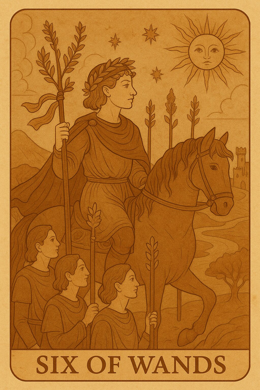 Шестёрка Жезлов